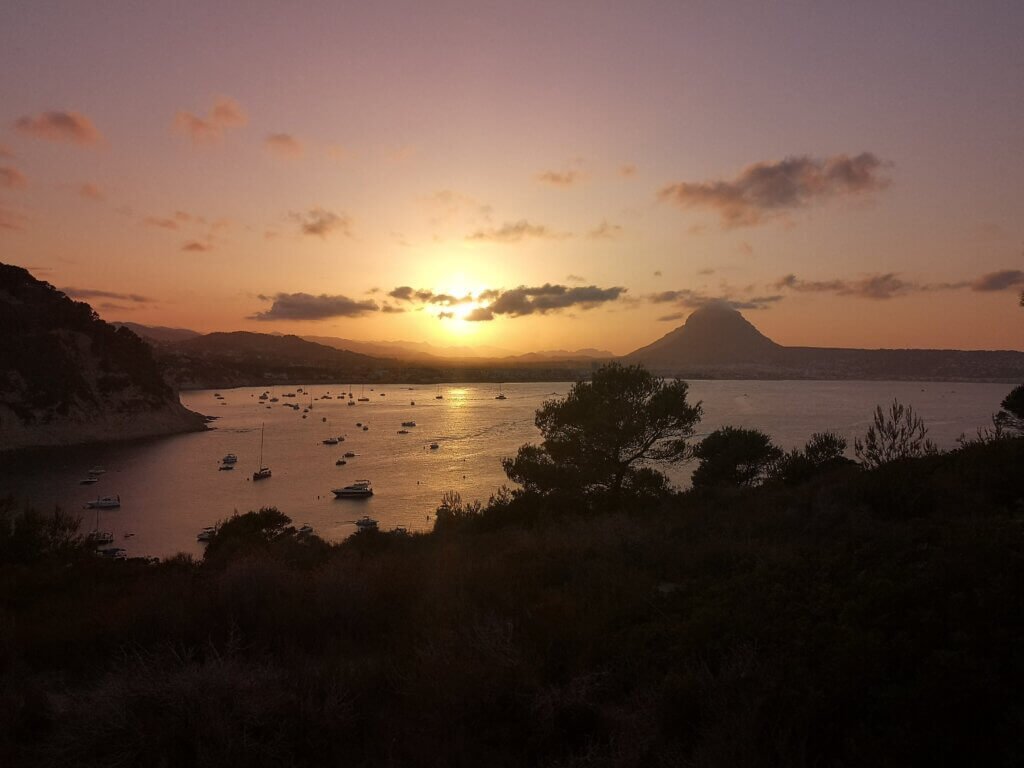 A sunset in Valencia