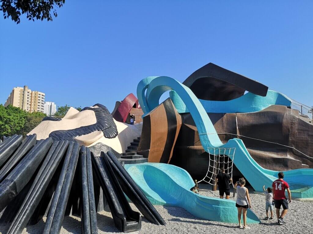 The Parc Gulliver in Valencia Spain - the perfect spot for a family day