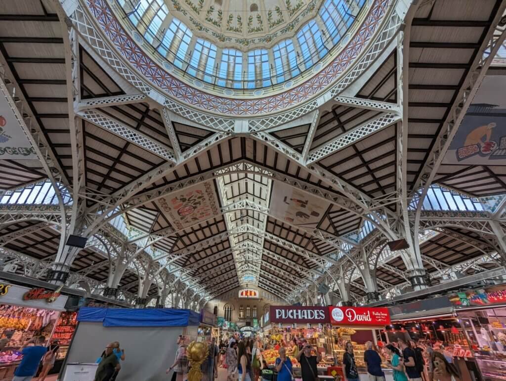The dome of the mercat central