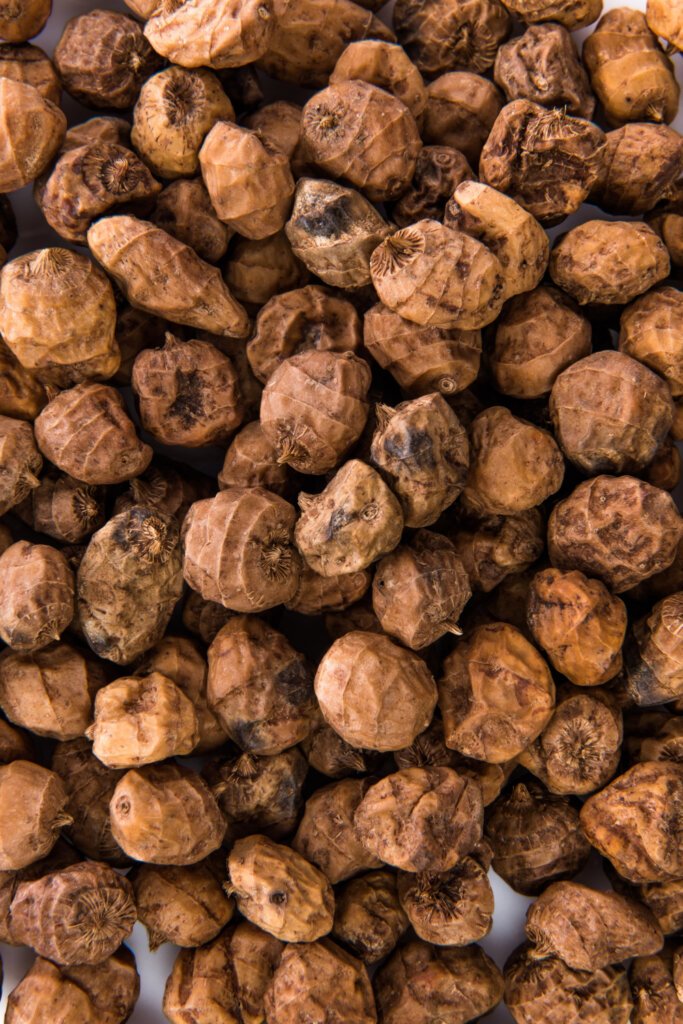 Horchata is made with chufa, these tigernuts