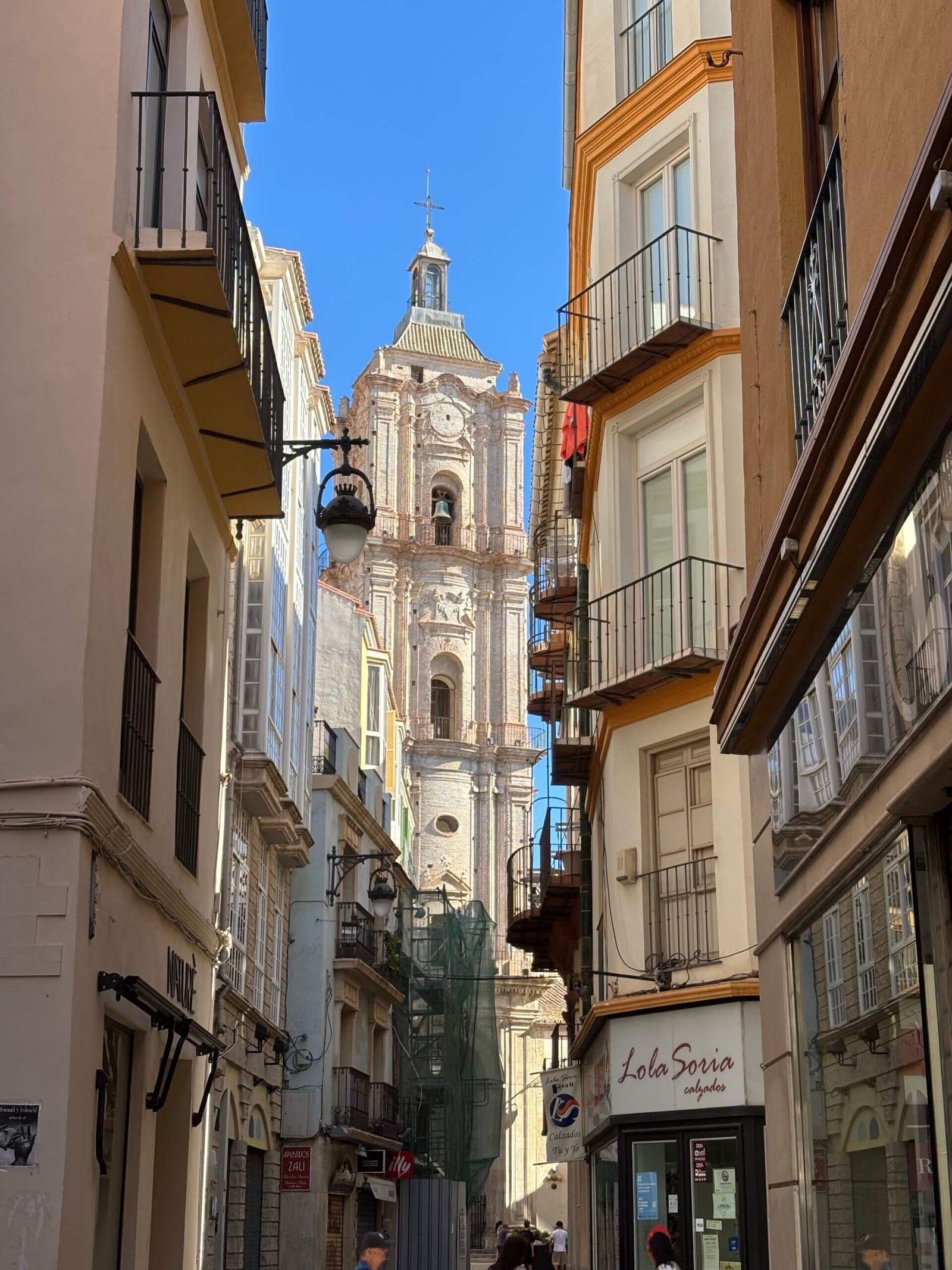 A view of the city center
